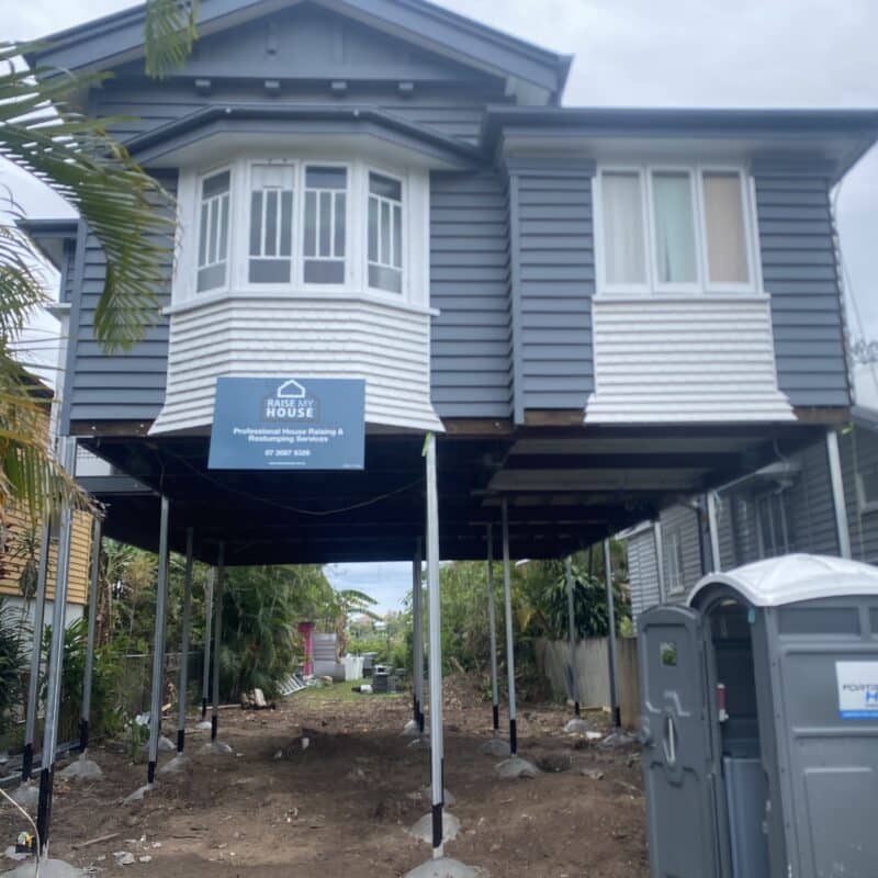 Jensen Constructions QLD raise-and-build-under works on a Brisbane heritage Queenslander